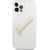 Guess GUHCP12MKTRSVGO Hardcase Vintage Script Gold Aizsargapvalks priekš iPhone 12/12 Pro 6,1" / caurspīdīgs Neoriģinālie Maciņi