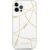 Guess GUHCP12LPCUCHWH Gold Chain Collection Aizsargapvalks priekš iPhone 12 Pro Max 6,7" / balts Neoriģinālie Maciņi