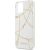 Guess GUHCP12LPCUCHWH Gold Chain Collection Aizsargapvalks priekš iPhone 12 Pro Max 6,7" / balts Neoriģinālie Maciņi