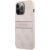 Guess GUHCP13L4GDPI 4G Stripe Aizsargapvalks priekš iPhone 13 Pro / 13 6,1" / rozā Neoriģinālie Maciņi