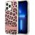 Guess GUHCP13LHSLEOP Leopard Aizsargapvalks priekš iPhone 13 Pro / 13 6,1" / rozā Neoriģinālie Maciņi
