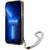 Guess GUHCP13SHTSGSK Hardcase Translucent Stap Aizsargapvalks priekš iPhone 13 mini 5,4" / melns Neoriģinālie Maciņi