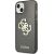Guess GUHCP13SPCUGL4GBK Glitter 4G Big Logo Aizsargapvalks priekš iPhone 13 mini 5,4" / melns Neoriģinālie Maciņi