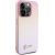 Guess GUHCP14LPSAIRSP Saffiano Iridescent Script Aizsargapvalks priekš iPhone 14 Pro 6.1" / rozā Neoriģinālie Maciņi