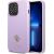 Guess GUHCP13XPS4MU Saffiano 4G Small Metal Logo Aizsargapvalks priekš iPhone 13 Pro Max 6,7" / violets Neoriģinālie Maciņi