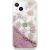 Guess GUHCP13SLGPEPI Peony Liquid Glitter Aizsargapvalks priekš iPhone 13 mini 5,4" / rozā Neoriģinālie Maciņi