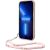 Guess GUHCP14MHGCOHP Translucent Pearl Strap Aizsargapvalks priekš iPhone 14 Plus/15 Plus 6.7" / rozā Neoriģinālie Maciņi