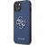 Guess GUHCP13SSA4GSBL Hardcase Saffiano 4G Metal Logo Aizsargapvalks priekš iPhone 13 mini 5,4" / zils Neoriģinālie Maciņi