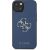 Guess GUHCP13SSA4GSBL Hardcase Saffiano 4G Metal Logo Aizsargapvalks priekš iPhone 13 mini 5,4" / zils Neoriģinālie Maciņi