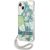 Guess GUHCP13SHFLSN Flower Strap Aizsargapvalks priekš iPhone 13 mini 5,4" / zaļš Neoriģinālie Maciņi