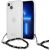 Guess GUHCP13SKPSBK Aizsargapvalks priekš iPhone 13 mini 5,4" / Transparent Black Pearl Neoriģinālie Maciņi