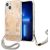 Guess GUHCP13SHFLSD Flower Strap Aizsargapvalks priekš iPhone 13 mini 5,4" / zelta Neoriģinālie Maciņi