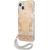 Guess GUHCP13SHFLSD Flower Strap Aizsargapvalks priekš iPhone 13 mini 5,4" / zelta Neoriģinālie Maciņi