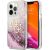 Guess GUHCP13XLG4GPI Hardcase 4G Big Liquid Glitter Aizsargapvalks priekš iPhone 13 Pro Max 6.7" / rozā Neoriģinālie Maciņi