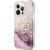 Guess GUHCP13XLG4GPI Hardcase 4G Big Liquid Glitter Aizsargapvalks priekš iPhone 13 Pro Max 6.7" / rozā Neoriģinālie Maciņi