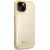 Guess GUHCP14MHGCRHD Croco Collection Aizsargapvalks priekš iPhone 14 Plus / 15 Plus 6.7" / zelta Neoriģinālie Maciņi