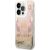 Guess GUHCP14LLFLSD Paisley Liquid Glitter Aizsargapvalks priekš iPhone 14 Pro 6,1" / zelta Neoriģinālie Maciņi