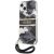 Guess GUHCP13MKCABBK Camo Strap Collection Aizsargapvalks priekš iPhone 13 / 14 / 15 6,1" / melns Neoriģinālie Maciņi