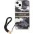 Guess GUHCP13SKCABBK Camo Strap Collection Aizsargapvalks priekš iPhone 13 mini 5,4" / melns Neoriģinālie Maciņi