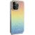 Guess GUHCP13XHDECMI Hardcase IML Faceted Mirror Disco Iridescen Aizsargapvalks priekš iPhone 13 Pro Max 6.7" Neoriģinālie Maciņi