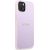 Guess GUHCP13SPSASBPU Saffiano Hot Stamp & Metal Logo Aizsargapvalks priekš iPhone 13 mini 5,4" / violets Neoriģinālie Maciņi