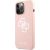 Guess GUHCP13XLS4GWPI Silicone 4G Logo Aizsargapvalks priekš iPhone 13 Pro Max 6,7" / rozā Neoriģinālie Maciņi