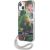 Guess GUHCP13MHFLSB Hardcase Flower Strap Aizsargapvalks priekš iPhone 13 / 14 / 15 6,1" / zils Neoriģinālie Maciņi