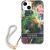 Guess GUHCP13MHFLSB Hardcase Flower Strap Aizsargapvalks priekš iPhone 13 / 14 / 15 6,1" / zils Neoriģinālie Maciņi