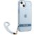 Guess GUHCP13SHTSGSB Aizsargapvalks priekš iPhone 13 mini 5,4" / zils Neoriģinālie Maciņi