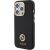 Guess GUHCP15LM4DGPK Silicone Logo Strass 4G Aizsargapvalks priekš iPhone 15 Pro 6.1" / melns Neoriģinālie Maciņi