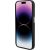 Guess GUHCP15LM4DGPK Silicone Logo Strass 4G Aizsargapvalks priekš iPhone 15 Pro 6.1" / melns Neoriģinālie Maciņi