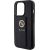 Guess GUHCP15XPGSSADK Grip Stand 4G Saffiano Strass Aizsargapvalks priekš iPhone 15 Pro Max 6.7" / melns Neoriģinālie Maciņi