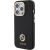 Guess GUHCP15XM4DGPK Silicone Logo Strass 4G Aizsargapvalks priekš iPhone 15 Pro Max 6.7" / melns Neoriģinālie Maciņi