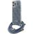 Guess GUHCP16XHC4SEB Hardcase Crossbody Cord 4G Print Aizsargapvalks priekš iPhone 16 Pro Max 6.9" / zils Neoriģinālie Maciņi