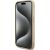 Guess GUHCP14XPSAIRSD Saffiano Iridescent Script Aizsargapvalks priekš iPhone 14 Pro Max 6.7" / zelta Neoriģinālie Maciņi