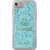 Guess GUHCP7GLUQBL Liquid Glitter Party Aizsargapvalks priekš iPhone 6/7/8/SE 2020 / SE 2022 / zils Neoriģinālie Maciņi