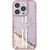 Guess GUHCP15LLFCSEGP Aizsargapvalks priekš iPhone 15 Pro 6.1" Liquid Glitter Gold Stripes / rozā Neoriģinālie Maciņi