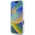 Guess GUHCP16LM4DGPH Silicone Logo Strass 4G Aizsargapvalks priekš iPhone 16 Pro 6.3" / balts Neoriģinālie Maciņi