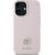 Guess GUHCP16SM4DGPP Silicone Logo Strass 4G Aizsargapvalks priekš iPhone 16 6.1" / rozā Neoriģinālie Maciņi