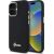 Guess GUHCP16SSMBSLK Silicone Script Metal Logo & Frame Aizsargapvalks priekš iPhone 16 6.1" / melns Neoriģinālie Maciņi