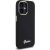 Guess GUHCP16SSMBSLK Silicone Script Metal Logo & Frame Aizsargapvalks priekš iPhone 16 6.1" / melns Neoriģinālie Maciņi