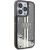 Guess GUHCP15LLFCSEGK Hardcase Liquid Glitter Gold Stripes Aizsargapvalks priekš iPhone 15 Pro 6.1" / melns Neoriģinālie Maciņi