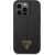 Guess GUHCP14XSLTGK Silicone Triangle Hardcase Aizsargapvalks priekš iPhone 14 Pro Max 6,7" / melns Neoriģinālie Maciņi