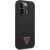 Guess GUHCP14XSLTGK Silicone Triangle Hardcase Aizsargapvalks priekš iPhone 14 Pro Max 6,7" / melns Neoriģinālie Maciņi