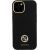Guess GUHCP15SM4DGPK Silicone Logo Strass 4G Aizsargapvalks priekš iPhone 15 / 14 / 13 6.1" / melns Neoriģinālie Maciņi