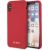 Guess GUHCPXLSGLRE Silicone Hardcase Aizsargapvalks priekš iPhone X/Xs / sarkans Neoriģinālie Maciņi