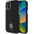 Guess GUHCP16SM4DGPK Silicone Logo Strass 4G Aizsargapvalks priekš iPhone 16 6.1" / melns Neoriģinālie Maciņi