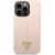 Guess GUHCP14XSLTGP Silicone Triangle Aizsargapvalks priekš iPhone 14 Pro Max 6,7" / rozā Neoriģinālie Maciņi