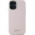 Guess GUHCP16SSMBSLP Silicone Script Metal Logo & Frame Aizsargapvalks priekš iPhone 16 6.1" / rozā Neoriģinālie Maciņi