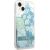 Guess GUHCP14SLFLSN Hardcase Flower Liquid Glitter Aizsargapvalks priekš iPhone 14 / 15 / 13 6.1" / zaļš Neoriģinālie Maciņi